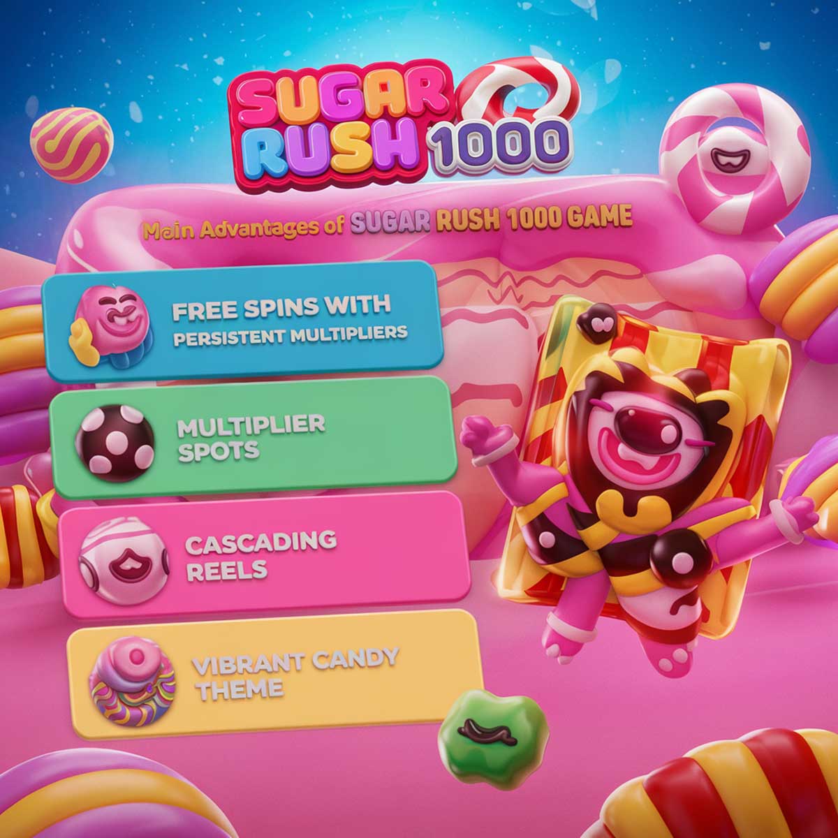 Sugar Rush 1000 slot machine game