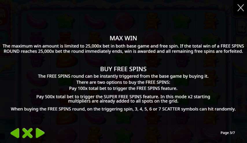 Sugar Rush 1000 slot game max win, buy free spins