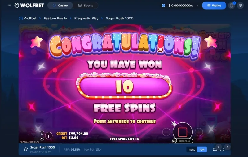 Free spins big win with multipliers